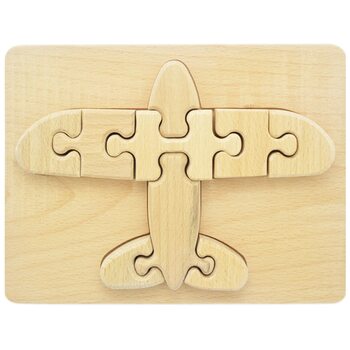 Объемный пазл в рамке «Самолет», 9 дет.