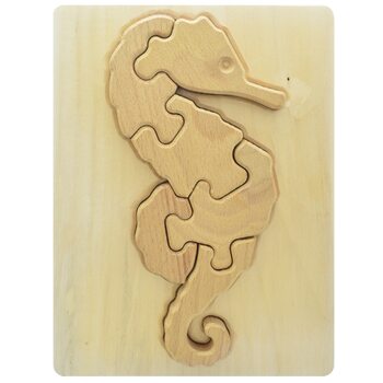 Объемный пазл в рамке «Морской конек», 6 дет.