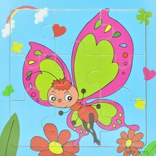 Пазл «Бабочка розовокрылая», 9 дет.