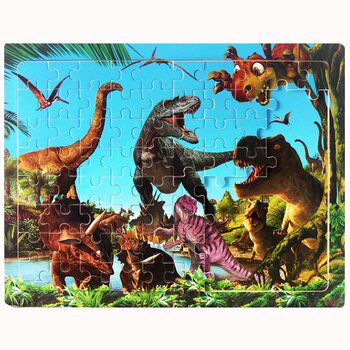 Пазл «Динозавры», 80 дет.