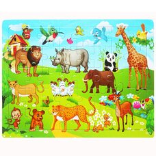 Пазл «Экзотические животные», 40 дет.