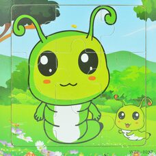 Пазл «Гусеницы», 9 дет.