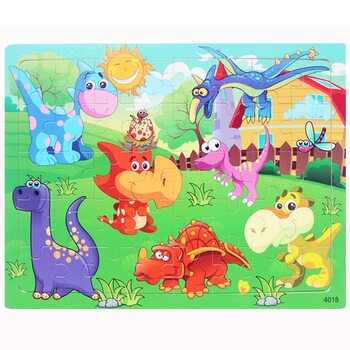 Пазл «Мульти-Динозаврики», 40 дет.