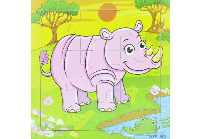 Пазл «Носоріг», 9 дет.