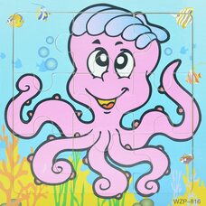 Пазл «Осьминожка», 9 дет.