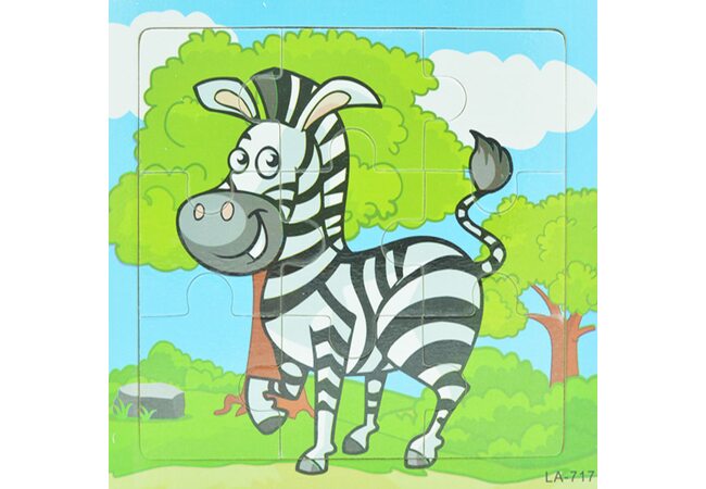 Пазл «Полосатая зебра», 9 дет.