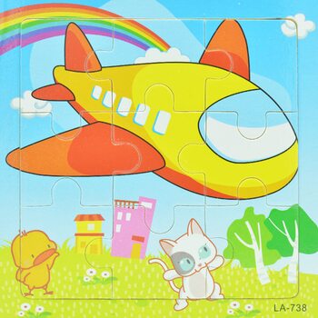 Пазл «Самолет», 9 дет.