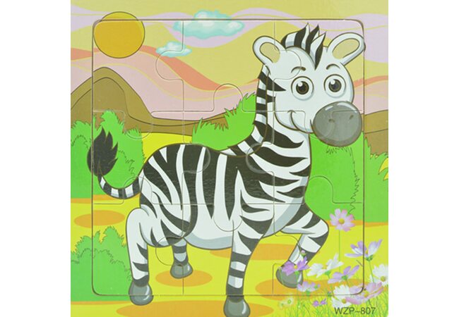 Пазл «Зеброчка», 9 дет.
