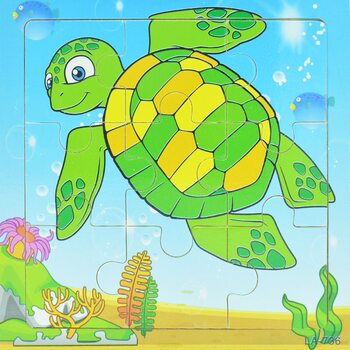 Пазл «Зеленая черепаха», 9 дет.