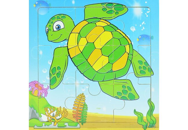 Пазл «Зеленая черепаха», 9 дет.