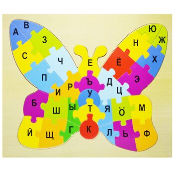Пазл з алфавітом «Метелик», 33 дет. (рос)
