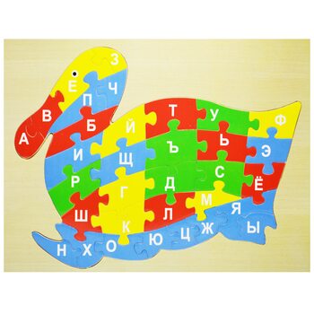 Пазл з алфавітом «Каченя», 33 дет. (рос)