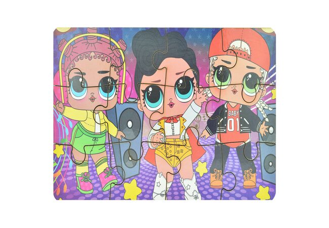 Пазл с подставкой «Лол 1», 12 эл.