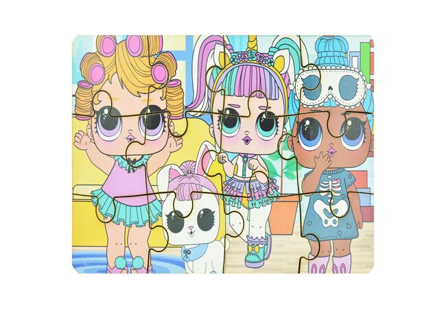 Пазл с подставкой «Лол 4», 12 эл.