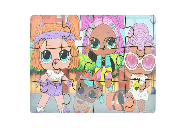 Пазл с подставкой «Лол 2», 12 эл.