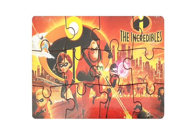 Пазл с подставкой «Суперсемейка», 12 эл.