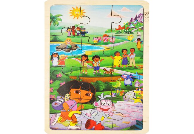 Пазл в рамке «Даша Путешественница», 12 эл.