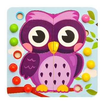 Пазлы с шариками «Сова»