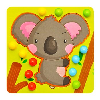 Пазлы с шариками «Коала»