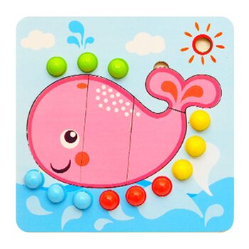 Пазлы с шариками «Рыба Кит»