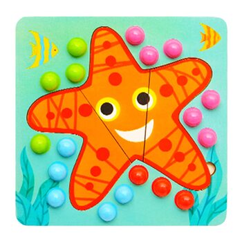 Пазлы с шариками «Морская звезда»