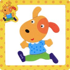 Магнитный пазл «Пёсик»