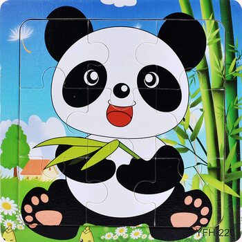 Пазл «Мишка-панда», 9 дет.