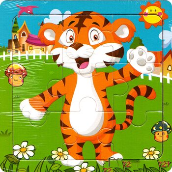 Пазл «Тигруля», 9 дет.