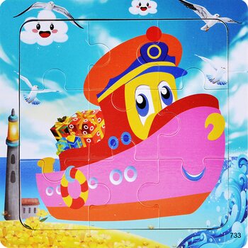 Пазл «Лодочка», 9 дет.