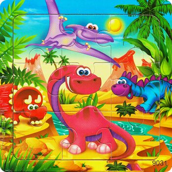 Пазл «Юрский период», 9 дет