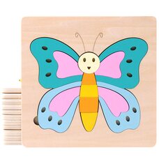 Пазл « Красивая бабочка» 13 дет.