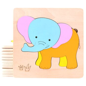 Пазл «Слоненя» 6 деталей