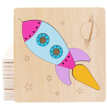 Пазл «Ракета» 8 деталей