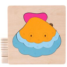 Пазл «Ракушка» 4 дет.