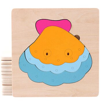 Пазл «Мушля» 4 дет.