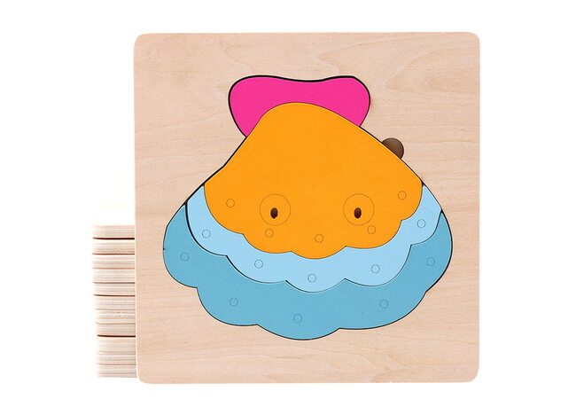 Пазл «Ракушка» 4 дет.