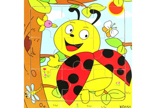 Пазл «Божья коровка», 9 дет.