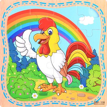 Пазл «Петух», 16 дет.