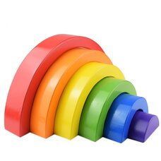 Пирамидка «Rainbow», 6 дет. (яркая)