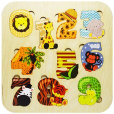 Рамка-вкладыш без ручки «Цифры» от 0 до 9