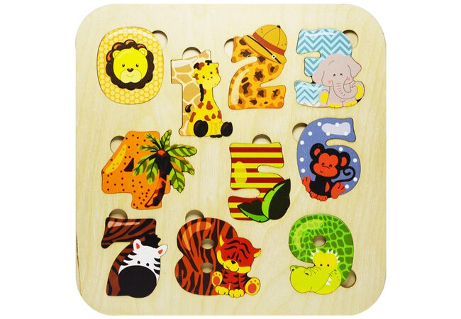 Рамка-вкладыш без ручки «Цифры» от 0 до 9