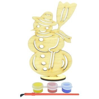 Раскраска «Снеговик»