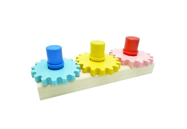 Развивающая игра «Шестеренки» (моторика)