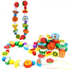 Шнуровка «Фруктовые бусы», 70 дет