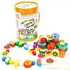 Шнуровка «Фрукты-ягоды», в тубусе, 70 дет.