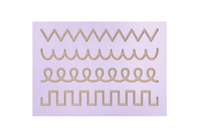 Трафарет для рисования узоров