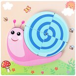 Вкладыши-пазлы объемные «Улиточка», 5 дет.