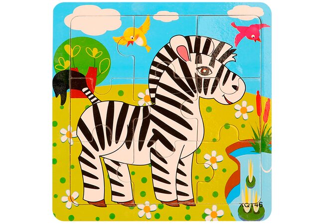 Пазл «Зебра», 9 дет.