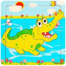 Пазл «Крокодильчик», 9 дет.