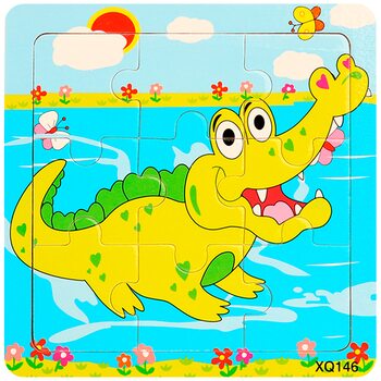 Пазл «Крокодильчик», 9 дет.